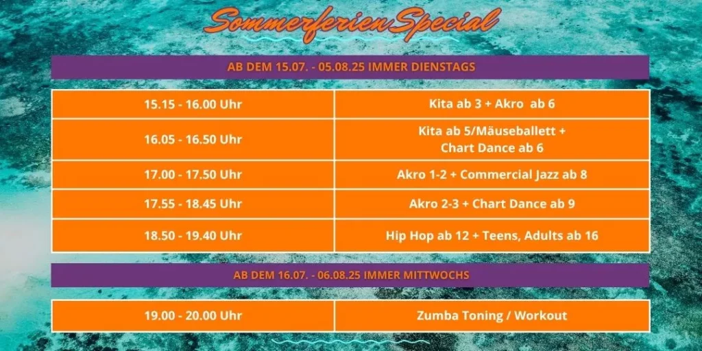 InTakt - sommerferien special - tanzen in den ferien